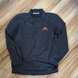 Minnesota Gophers Nike dri-fit 1/4 zip